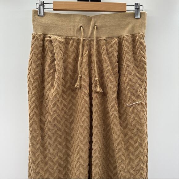 Nike Everyday Modern Terry Cloth Textured High Waisted Jogger Sweatpants Sz S - Picture 3 of 11